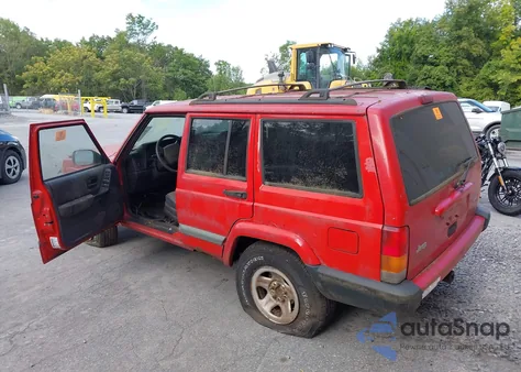 2000 Jeep Cherokee Sport из США, поврежденный, VIN 1J4FF48S1YL250096